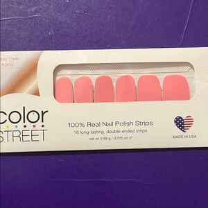 Color Street Coral Nail Polish Strips
